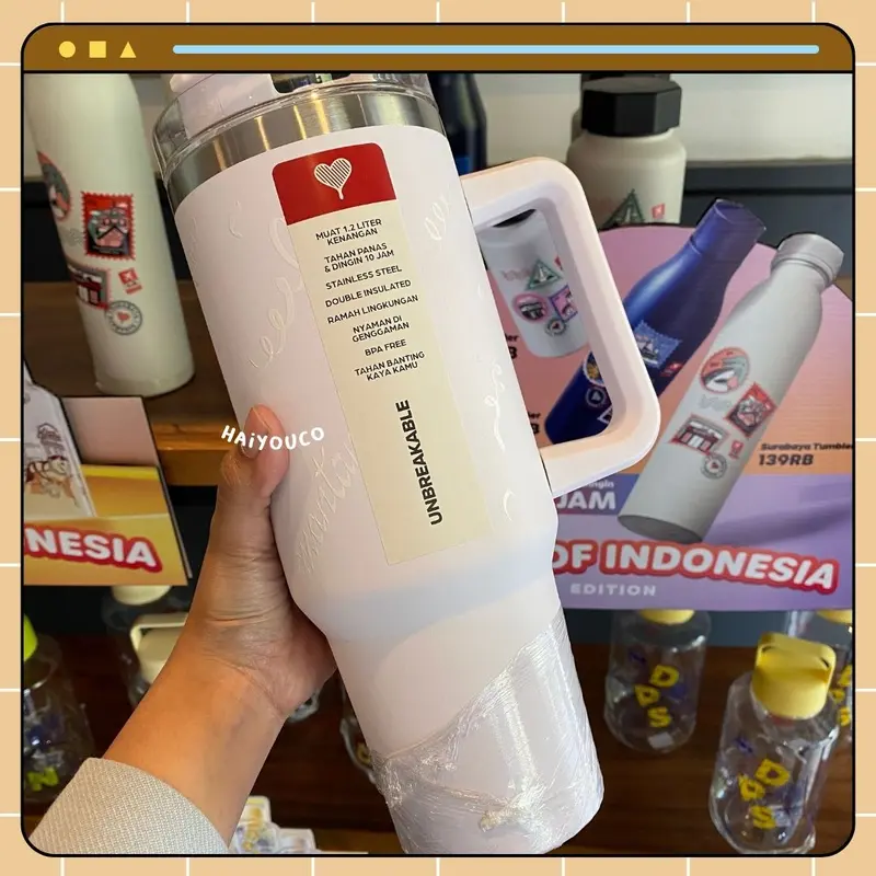 Tumbler Kopi Kenangan Unbreakable Harmanas Edition 1 Liter Stainless Steel 5