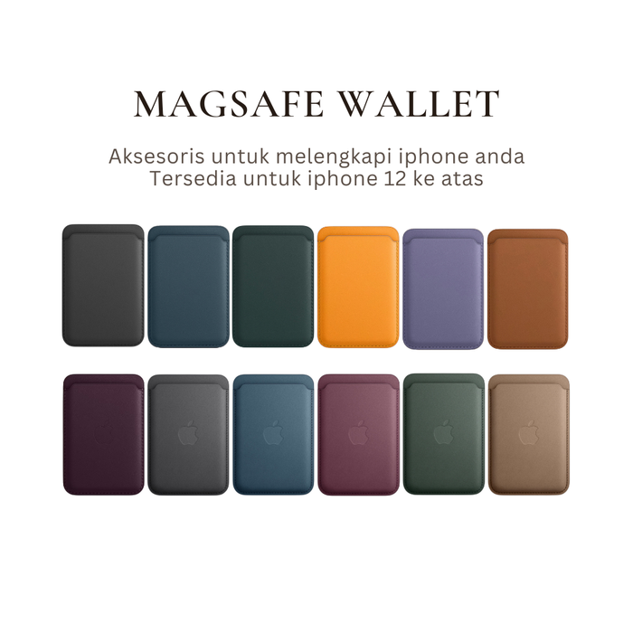 Jual MAGNETIC WALLET CASE MAGSAFE MAGWALLET Iphone 12 13 mini pro max -  Wisteria - Kota Administrasi Jakarta Barat - Yutamastore | Tokopedia