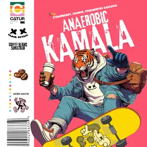 Kamala Aceh Gayo Pantan Sinaku Anaerobic Natural Roasted Coffee Beans Arabica ( Biji Kopi Arabika ) BLACK POTION