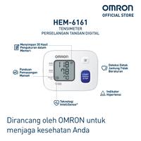 Gambar Omron Wrist Blood Pressure Monitor HEM 6161 dari OMRON Healthcare ID Kota Depok 3 Tokopedia