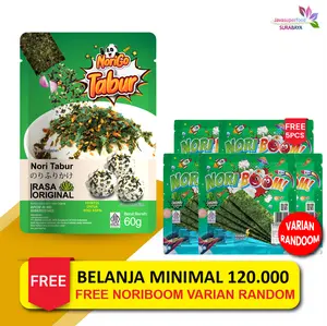 Nori Tabur Rumput Laut Panggang - Rasa Original - 60g