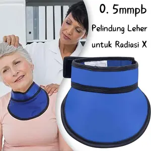 Anti Radiasi Pelindung Leher Kerah X Ray Pelindung Dental Lead Apron Pelindung Thyroid Collar Anti Radiasi 0,5mmpb Celemek Medis
