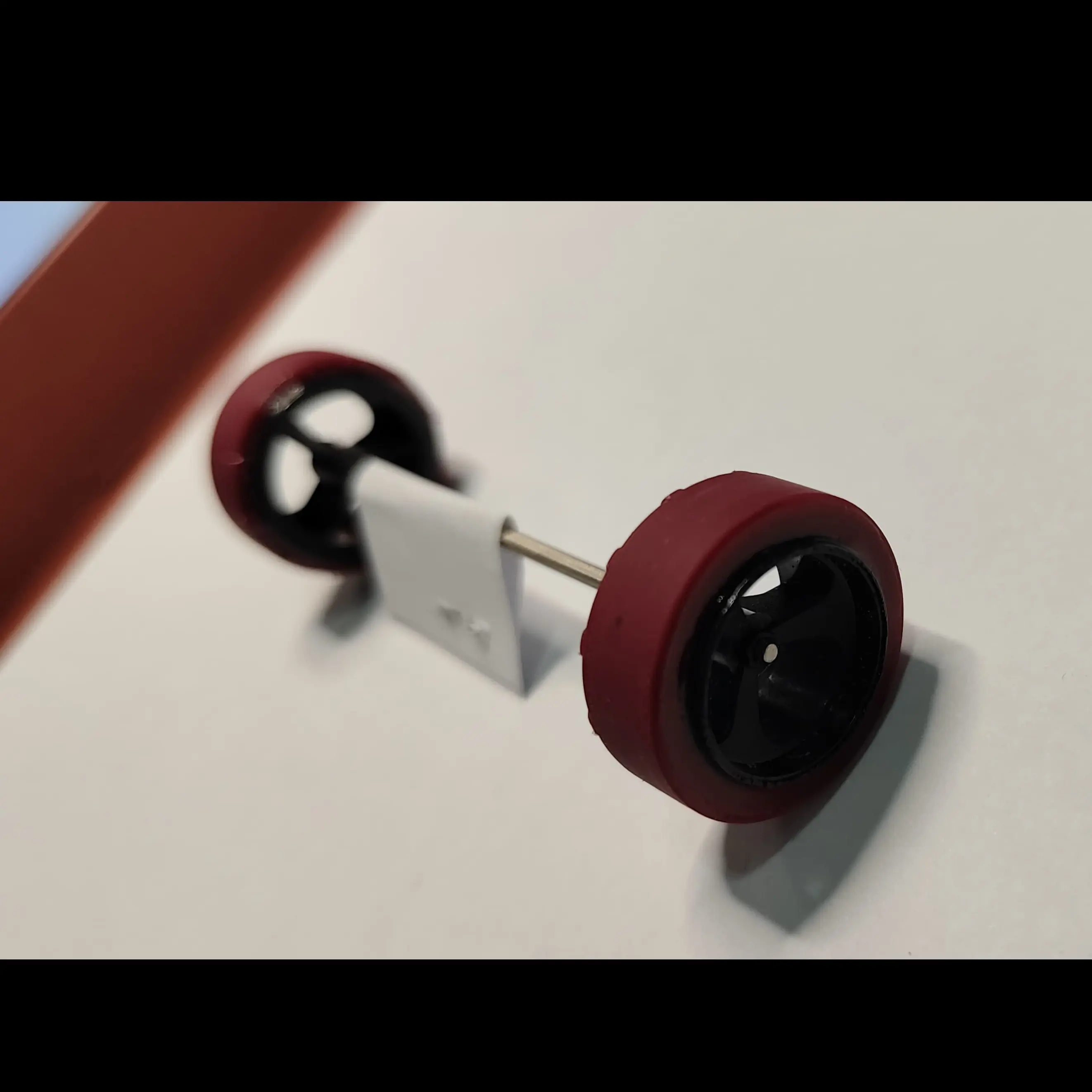 Tamiya Ban Bubut Small Maroon As JY