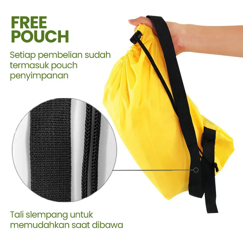 One Best Art | Lazy Bed Sofa Kursi Angin Sofa Santai Camping Import 6