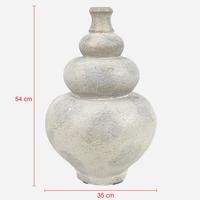 Gambar Pluto Vase Ivory Decor Object Vas Hiasan Ruangan dari NAGAREY Kota Administrasi Jakarta Barat 2 Tokopedia