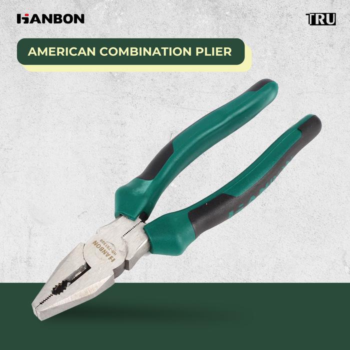 Gambar Tang Kombinasi American Combination Plier 8" inch Hanbon dari Truteknik Kota Bekasi Tokopedia