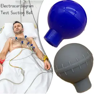 Bulb Ekg Silicone Kepala Balon Ekg Bulb Silikon Ekg Elektroda Ekg Bola Ekg Bulb Ekg Utk Chest Electrode-Tanpa Metal