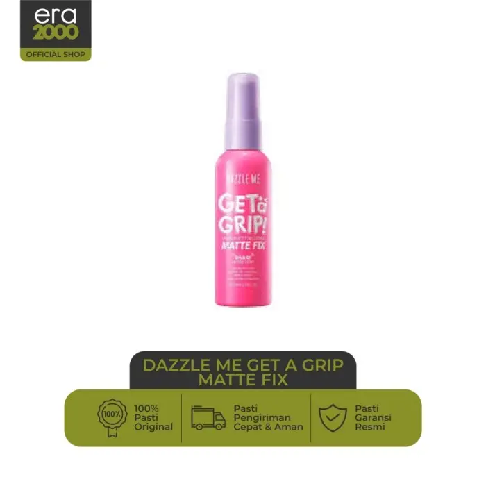 [ PROMO ] DAZZLE ME Get a Grip! Makeup Setting Spray [Dewy/Matte] Fix Beauty Protecting 4 X Hydrating Makeup Mist 1