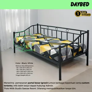 Daybed Ranjang Santai Besi
