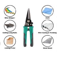 Gambar Gunting Multi fungsi Multi function shear 9" inch  Gunting untuk Memotong Kawat dan jaring logam tipis Hanbon dari Truteknik Kota Bekasi 3 Tokopedia