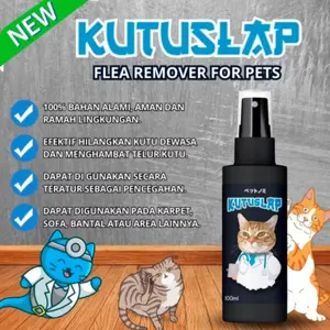 Kutuslap spray penghilang kutu anjing kucing kelinci sangat efektif flea n tick remover 100ml