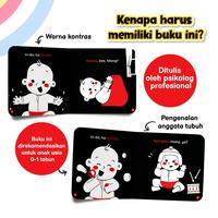 Gambar Buku Anak 0-5 thn Boardbook Seri Kontras: Hai, Tubuhku!-Bentang dari Bentang Pustaka Official Kota Depok 4 Tokopedia