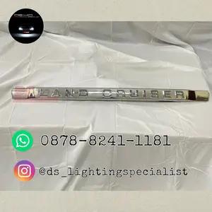 Lis chrome bagasi toyota Land Cruiser 2016-2021