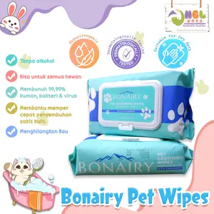 BONAIRY PET WIPES 80 SHEETS / TISU BASAH KHUSUS HEWAN