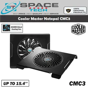 Cooler Master Notepal CMC3 | Notebook Cooler Fan | Laptop Cooling Pad