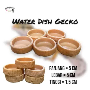 Water Dish Gecko Termurah / Tempat Minum Gecko Reptile Lainnya