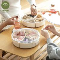 Gambar EN LIVING Round Dry Fruit Container / Kotak Makanan / Kotak Snack / Food Container / Food Storage / Kotak Serbaguna dari EN LIVING Kota Bandung 1 Tokopedia