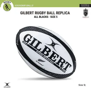 Gilbert All Blacks Official Replica Rugby Ball (Size 5)