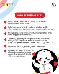 Gambar Buku Anak 0-5 thn Boardbook Seri Kontras: Hai, Tubuhku!-Bentang dari Bentang Pustaka Official Kota Depok 5 Tokopedia
