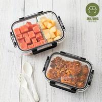 Gambar EN LIVING Glass Container SERIES / Kotak Makanan / Lunch Box / Tempat Makanan / Food Container - 1500ml dari EN LIVING Kota Bandung 2 Tokopedia