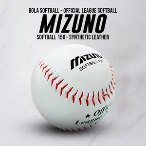 Bola Softball Mizuno Synthetic Leather Import