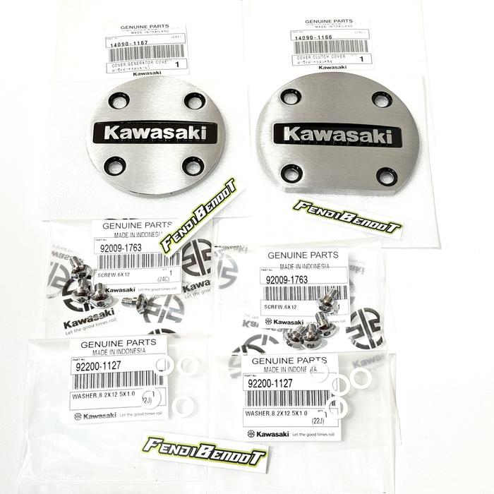 Jual . COVER LOGO TUTUP BAK KOPLING DAN MAGNET KANAN DAN KIRI SET BAUT ...