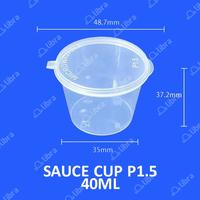 Gambar 1200 Pcs - Thinwall Cup Sambal Klip 40ml Per Dus Cup Sambal New / Tempat Sambal Saos Klip dari Libra Pack Kota Tangerang 1 Tokopedia