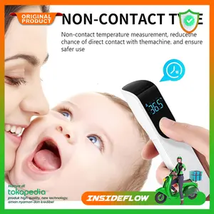 Thermometer / Termometer Infrared Non Contact Digital Suhu Badan Tubuh