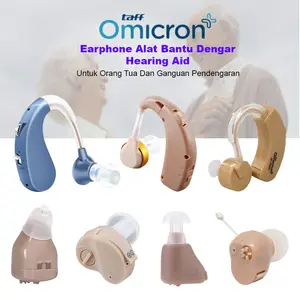 TaffOmicron Earphone Alat Bantu Dengar Pendengaran Telinga Tuli Orang Tua Hearing Aid Charging Station