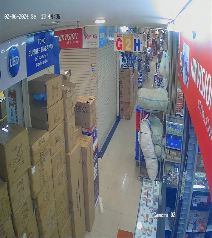 PAKET CCTV HIKVISION COLORVU 5MP 8 CHANNEL 8 CAMERA TURBO HD COLORFULL 1