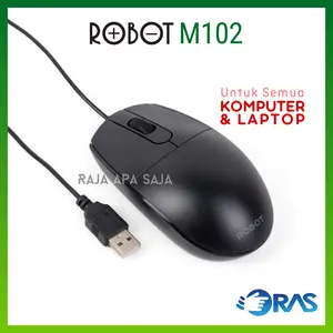 Mouse Kabel Robot Maus Mause Mous Mose USB Komputer Laptop PC Murah