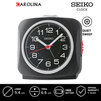 Gambar Jam Beker SEIKO Analog QHE194K Quiet  Sweep Black Color Black Dial Alarm Clock  Weker dari Carolina Watch Kota Administrasi Jakarta Barat 1 Tokopedia
