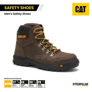 Outline ST CSA Seal Brown | Steel Toe Safety Shoes CAT