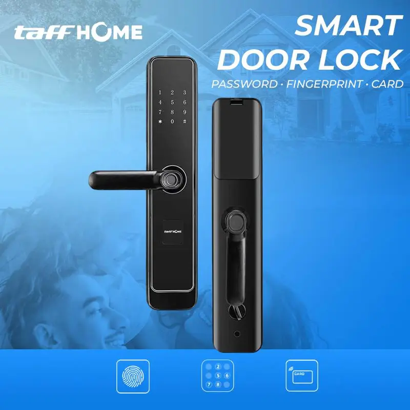 TaffGUARD Smart Door Lock Password Fingerprint Card - XR24 0