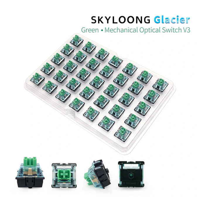 Gambar SKYLOONG GLACIER OPTICAL SWITCHES | GREEN dari PARADOX GAMING OFFICIAL STORE Kota Administrasi Jakarta Pusat Tokopedia
