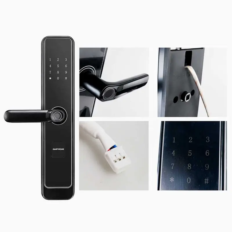 TaffGUARD Smart Door Lock Password Fingerprint Card - XR24 4