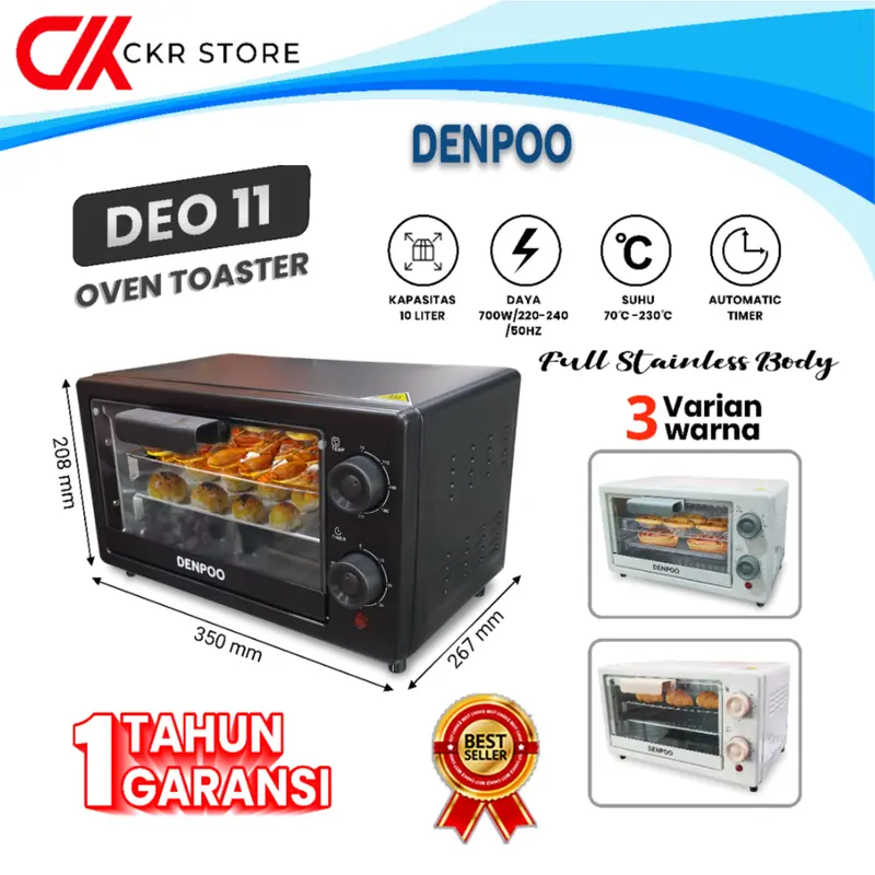 Oven Listrik Denpoo Pemanggang DEO 11 0