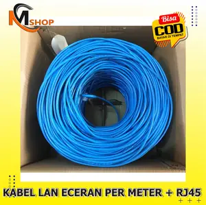 Kabel LAN terpasang RJ45 eceran bisa per meter