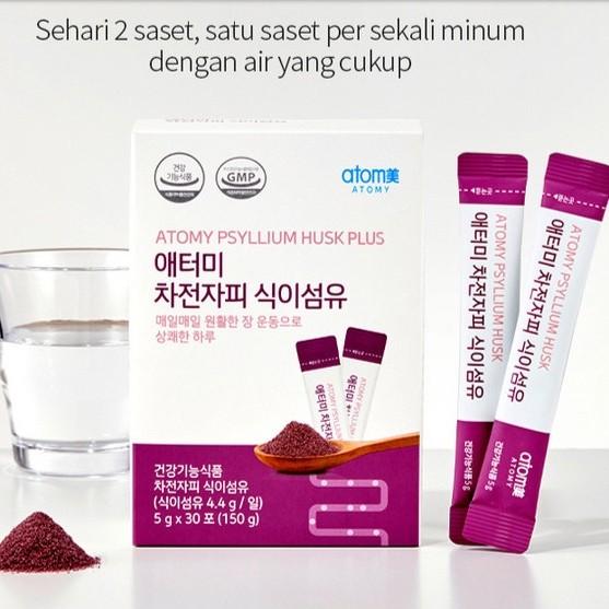PSILLIUM HUSK PLUS PELANCAR BAB EKONOMIS 1 BOX ISI 30 SACHET