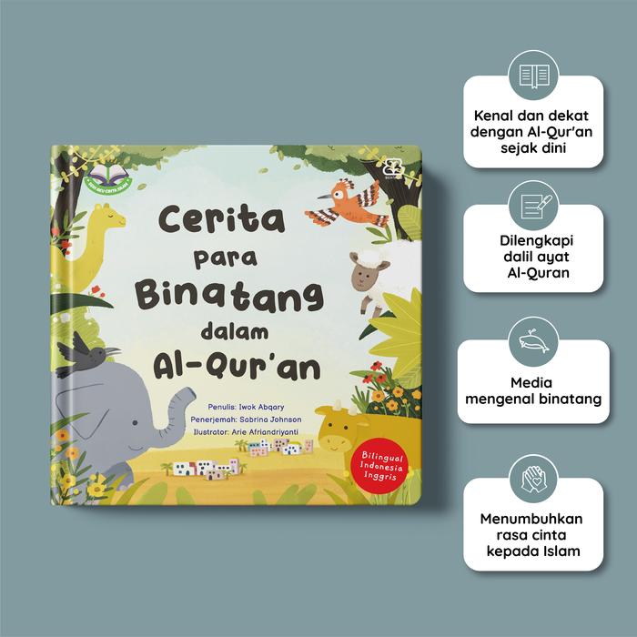 Gambar Buku Anak 0-5 thn Boardbook Aku Cinta Islam: Cerita Para Binatang Dalam Al-Quran-Bentang dari Bentang Pustaka Official Kota Depok Tokopedia