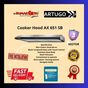 ARTUGO COOKER HOOD AX 651 SB