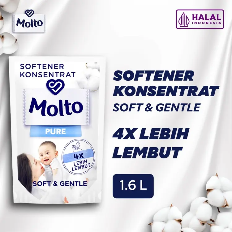 MOLTO PURE Konsentrat Soft and Gentle Pouch 1600 ML