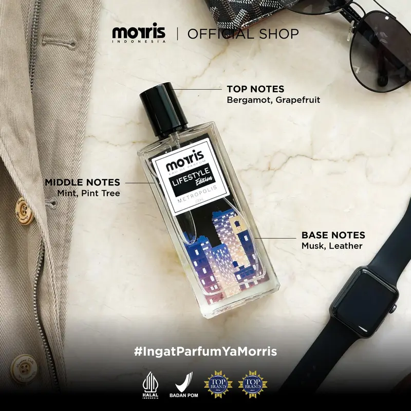 Morris Parfum Pria Lifestyle Edition 100 ml - Metropolis 0