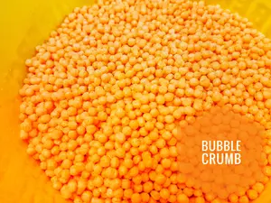 TEPUNG ROTI BUBBLE CRUMB CRISPY  500 GRAM  / TEPUNG ROTI BULAT- PANIR MURAH  500 GRAM