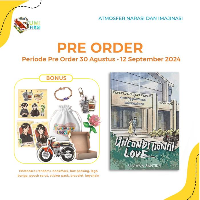 Gambar PRE ORDER - Buku Novel - Unconditional Love - Dinda Delvira - Cloudbook Publishing - Bumifiksi dari BumifiksiJogjakarta Kab. Sleman Tokopedia