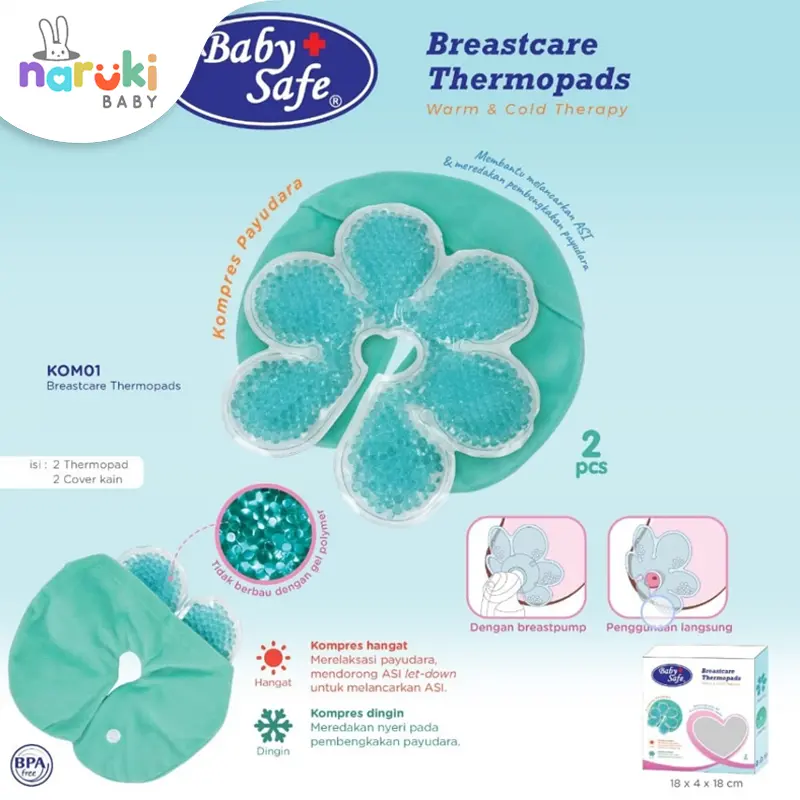 Baby Safe Breastcare Thermopads Babysafe Kompres Payudara Pelancar Asi