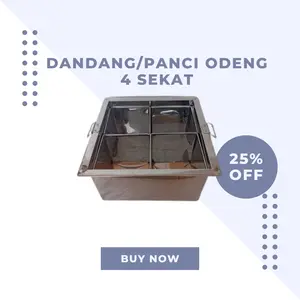 DANDANG PANCI ODENG/WONTON PENTOL STAINLES SEKAT 4