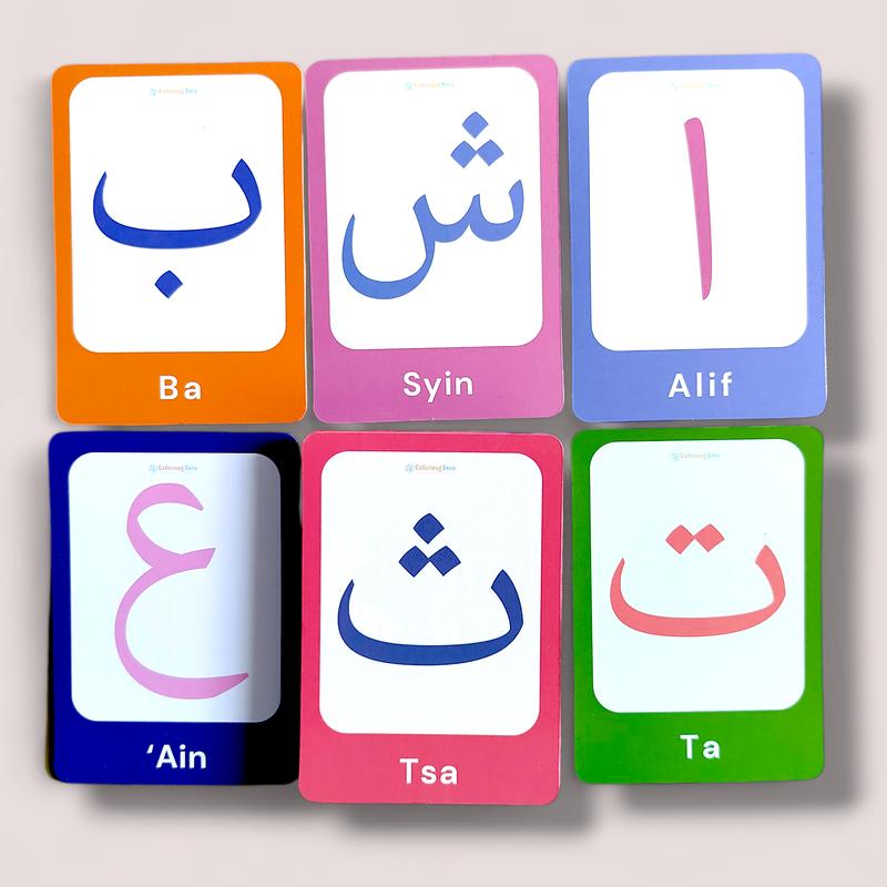 Flash card Huruf Hijaiyah Media Belajar Huruf Arab 6