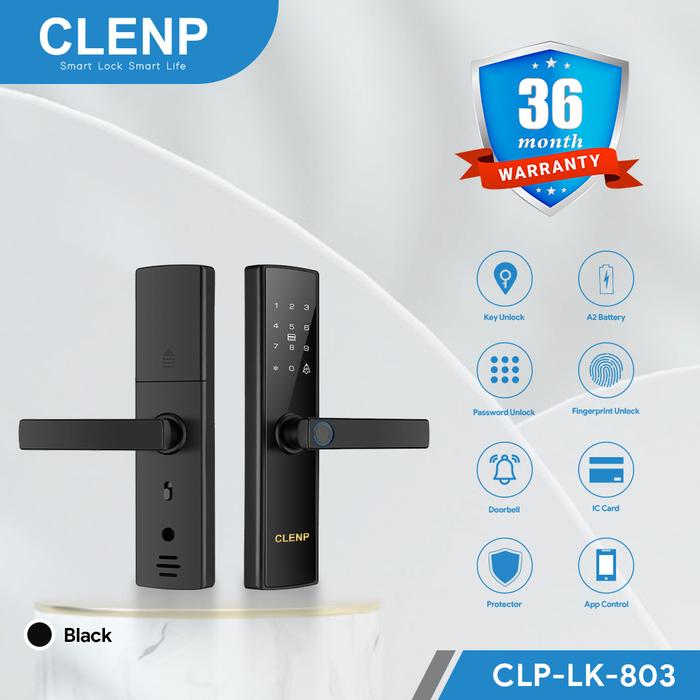 Gambar SMARTLOCK CLENP CLP LK 803 BASIC KUNCI PINTU DIGITAL / SEMI AUTOMATIC / SMART DOOR LOCK / ELECTRONIC LOCK / ELECTRONIC KEY / KUNCI PINTAR dari Clenp Indonesia Kota Administrasi Jakarta Barat Tokopedia