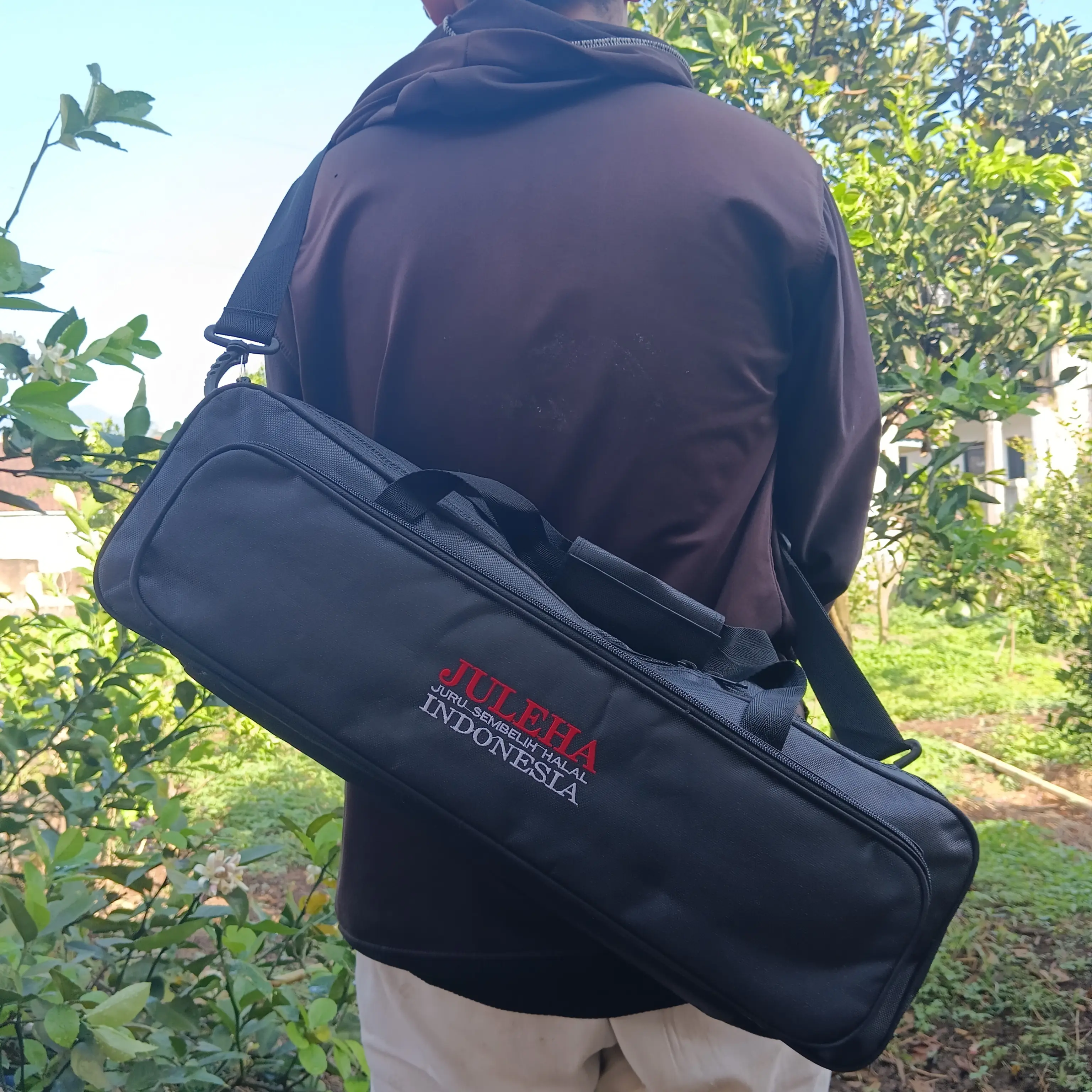 Tas pisau juleha sembelih border logo/ jumbo 4 ruang